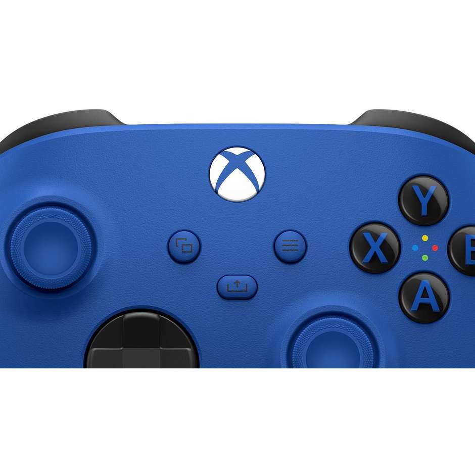 Microsoft Xbox Controller Wireless per Xbox Series X|S PC e Mobile Colore Shock Blue con D-Pad Ibrido e Bluetooth